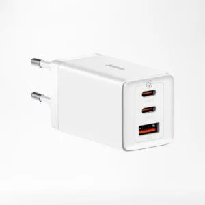 Baseus GaN5 Pro 3 Ports Fast Charger 65W, 18 Months Warranty