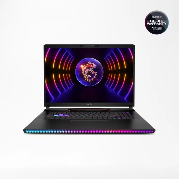 MSI Raider GE78HX 13VH-215US Intel i9 13950HX 24cores, RTX 4080 12GB, 64GB DDR5 5600MHz, 2TB SSD NVMe, 17.3” QHD+ 240Hz, Win 11 Home, 1 Year Geeks Warranty