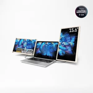 V2Com S6 15.6″ Triple Laptop Screen Extender for 13-17” Laptops, 1 Year Local Warranty